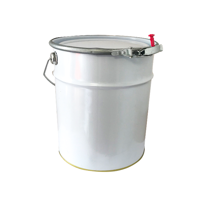 20L With Lock Ring Lid Tin Pail For Paint And Glue Packaging