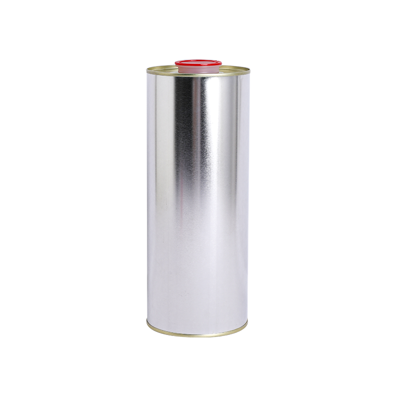 500ml/1L Lubricating Oil Round Tin Can With Plastic Lid