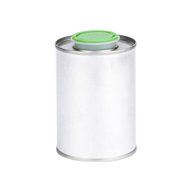 Less Prone To Rust Round Tin Can For Engine Oil Packaging