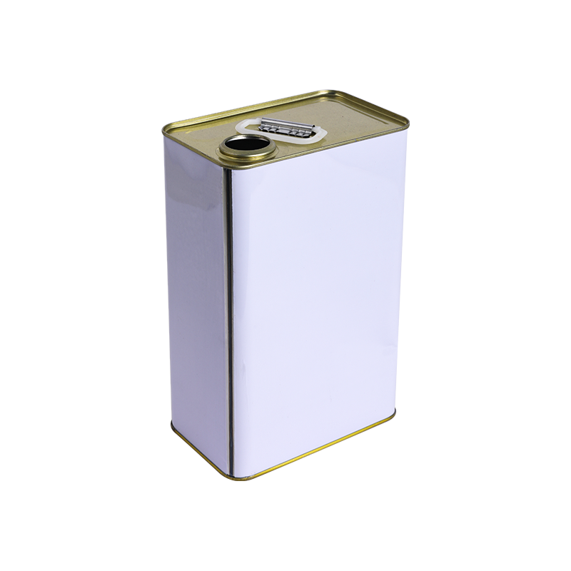 1L-5L Square Tin Can With Squeeze Cap For Chemical Oil Packaging