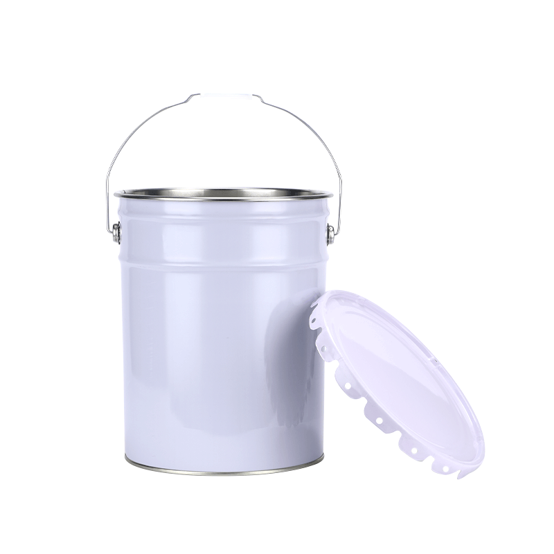 20L With Flower Lid Tin Pail For Paint And Glue Packaging